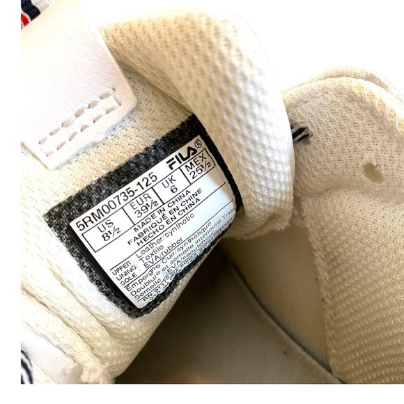 FILA Womens Ray Tracer White Running Shoes Sneakers Size 8.5 Excellent Condition - Picture 6 of 10